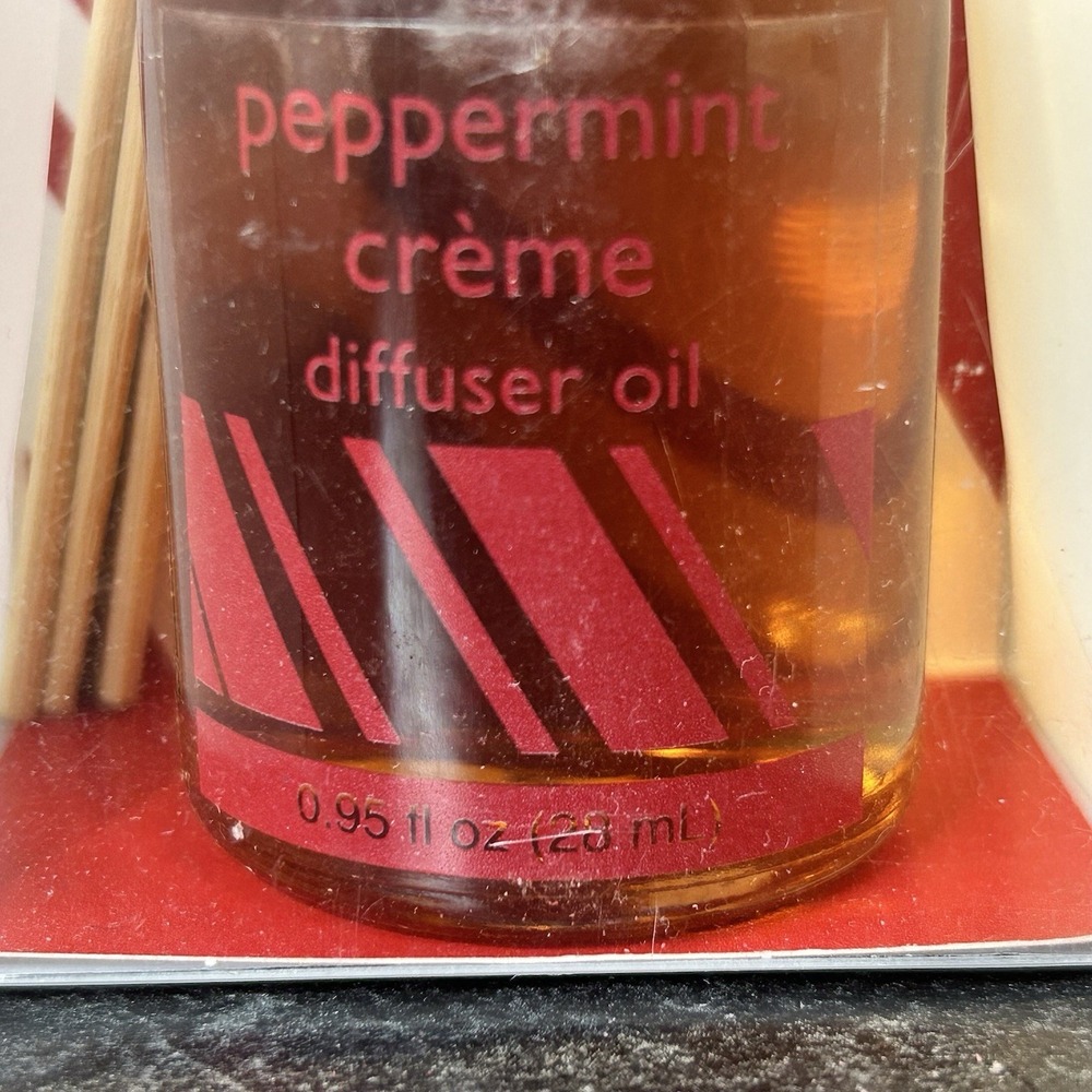 NEW Pier 1‎ Import Peppermint Creme Diffuser Oil .95 oz & Reeds DISCONTINUED - Picture 3 of 8